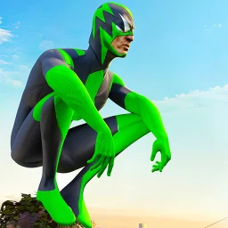 Rope Frog Ninja Hero Car Vegas のアイコン